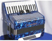 Canarino 34-60-5 New blue piano accordion